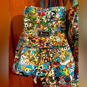 Tokidoki summer paradise midi backpack